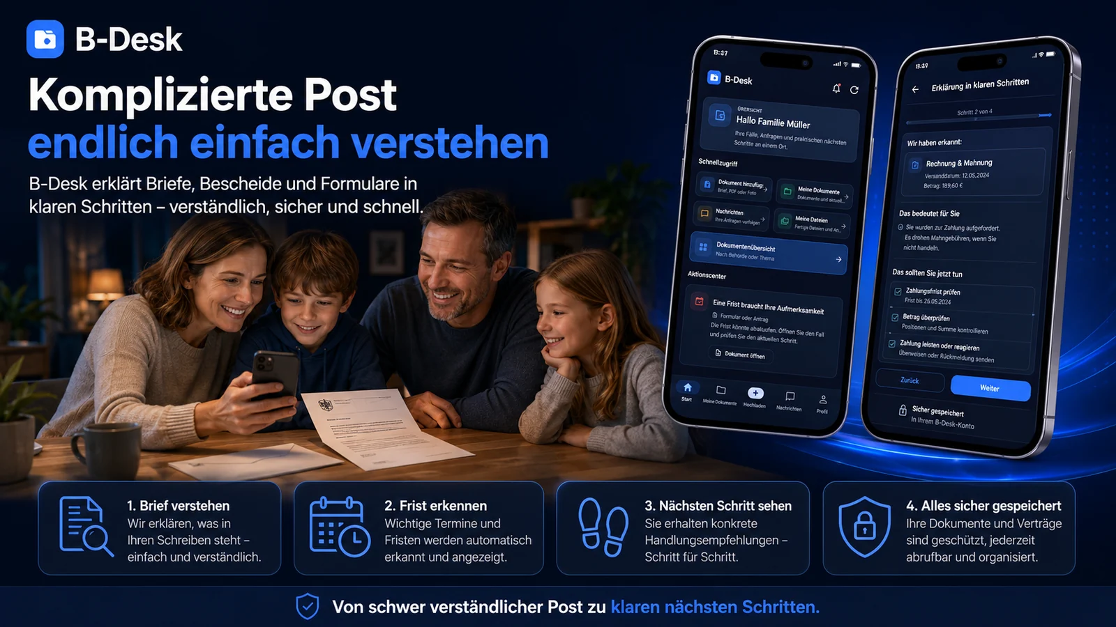 B-Desk App Vorschau